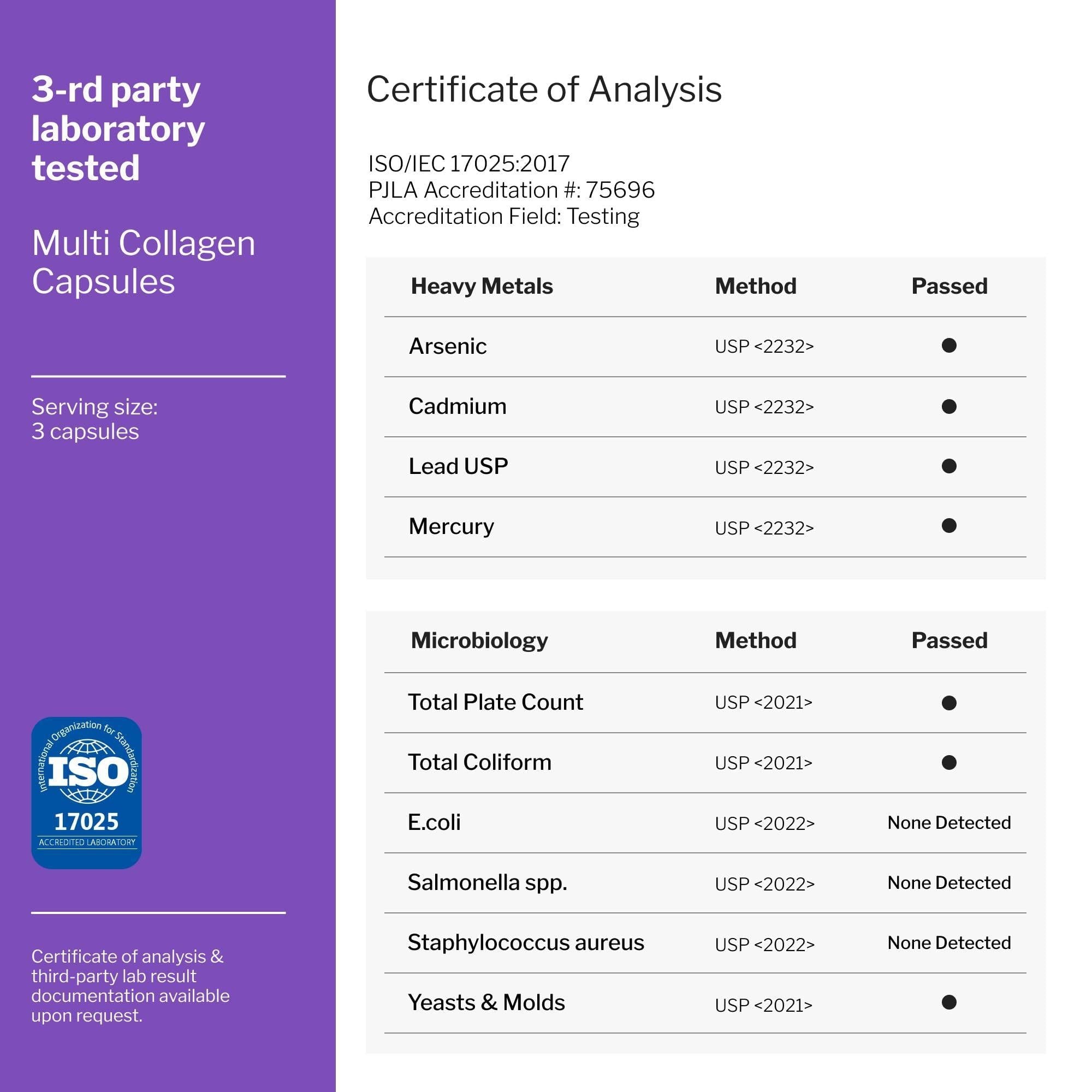 Collagen Pill Supplements - 90 Pills